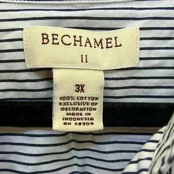 Vintage Bechamel cotton top blouse - Picture 6 of 7